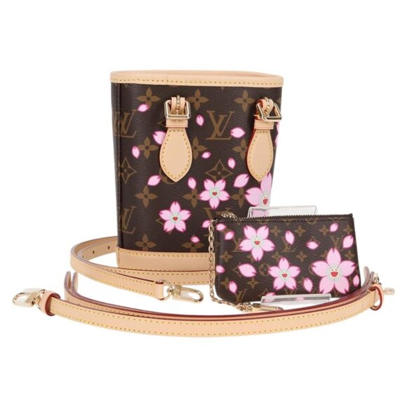 LOUIS VUITTON Cherry Blossom LV × TM Nano Bucket Bag Sakura - Picture 2 of 16